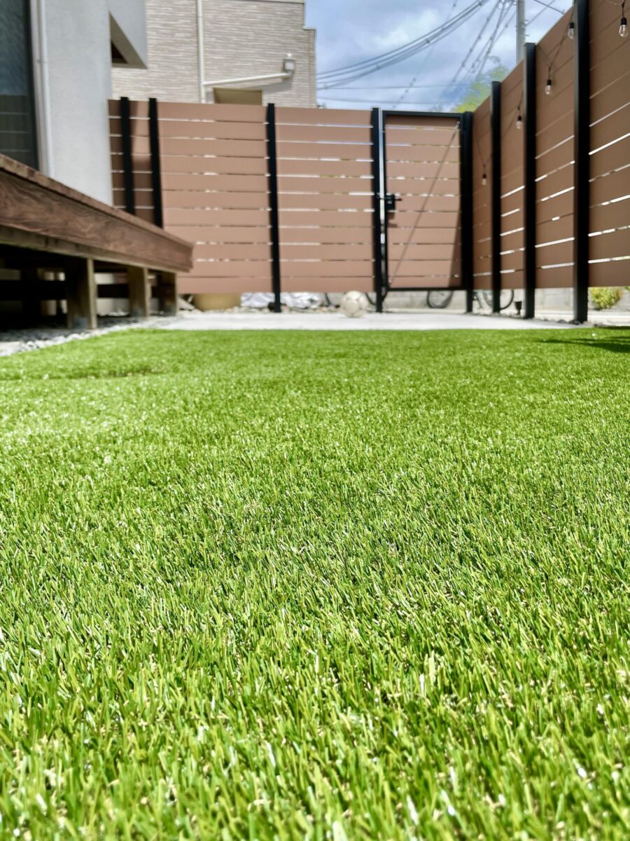 人工芝の施工手順